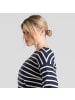 Craghoppers Langarmshirt Sinead in Blue Navy/Calico Stripe