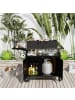 COSTWAY Grillwagen Outdoor in Schwarz