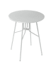 Beliani Runder Tisch TALTAL in Grau - (W) 64 x (H) 76 x (L) 64 cm
