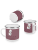 Mr. & Mrs. Panda Camping Emaille Tasse Bräutigam Gentleman mit S... in Kaffa Coffee