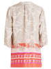 Betty Barclay Schlupfbluse mit 3/4 Arm in Taupe/Rot
