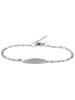 Adeliás Unisex Armband aus Edelstahl 18 cm in silber