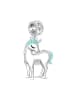 GNOCE Sterling Silber Zirkonia Einhorn Anhänger