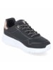 Skechers Modische Metallic-Sneaker mit Schnürung für Kinder Schwarz