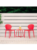 Homestyle4u Küchenstuhl 4er Set in Rot
