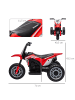 HOMCOM Elektro Kindermotorrad 1,5-3 Jahren Rot