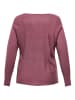 ONLY Carmakoma Strickpullover in Rose Brown