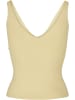 Urban Classics Urban Classics Damen Ladies Rib Knit Top in softyellow
