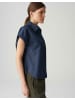 OPUS Oversized V-Kragen Shirt für Damen in blau