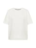 Cecil Short Sleeve Sweatshirt in Vanilla White