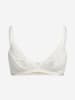 Erlich Textil  Clara Bralette - verstellbare Träger, Clara Bralette mit Spitze aus Modal - verstellbare Träger in ecru