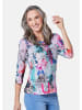 GOLDNER Druckshirt mit Allover-Muster in bunt / gemustert