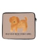 Mr. & Mrs. Panda Laptop Tasche Hund Flauschig mit Spruch in Hundeglück