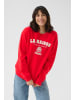 Kaffe Sweatshirt KAberta Loose fit in True Red
