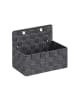 relaxdays Aufbewahrungskorb in Grau - (B)25x (H)20 x (T)16,5 cm