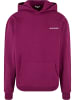 9N1M SENSE Kapuzenpullover in aubergine