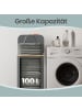 SONGMICS Wäschekorb Roxanne in Grau - (B)32 x (H)75 x (T)42 cm