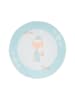 Arte Espina Wohnzimmer Teppich – Kurzflorteppich Bambini 125 in mint - rund