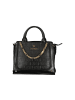Laura Biagiotti Schwarze PVC-Handtasche