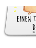 Mr. & Mrs. Panda Gläseruntersetzer Toast Party mit Spruch in Weiß