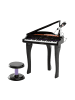 HOMCOM Kinder Klavier Piano in Schwarz 48L x 39B x 69H cm