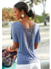 LASCANA Strandshirt in rauchblau