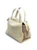 Florence Florence Handtasche Leder beige ca. 30cm