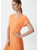 comma Kleid lang in Orange