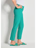 GOLDNER Stretchhose LOUISA, dehnbar & mit Taschen in grün