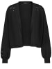 TAIFUN Jacke Strick in Schwarz