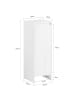 SoBuy Waschschrank in Reinweiß - (W) 30 x (H) 87 x (L) 30 cm