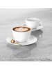 Seltmann Weiden 6er Set Cappuccinotassen mit Untertassen VIP. 220 ml in weiß