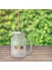 Mr. & Mrs. Panda Trinkglas Mason Jar Schnecken Liebe ohne Spruch in Transparent
