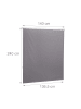 relaxdays Duschrollo in Grau - (B)140 x (H)240 cm