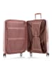 Heys Fashion 4 Rollen Trolley L 76 cm mit Dehnfalte in rose