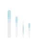 Ailoria CONTOUR PRIME Glas-Nagelfeilenset in blau