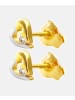 Vanlere Ohrstecker aus 375 Gelbgold mit Zirkonia
