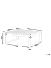 Beliani Gartentisch TIMOR in Braun - (W) 75 x (H) 35 x (L) 90 cm