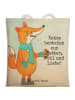Mr. & Mrs. Panda Shopping Bag Fuchs Keks Design mit Spruch in Weiß