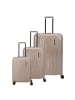 travelite Barbara Novelty 4 Rollen Kofferset 3-teilig mit Dehnfalte in satin nude