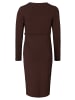 Noppies Still-Kleid Gaja Nursing Bi-Stretch Dress in Coffee Bean