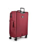 D&N Travel Line 9804 4 Rollen Trolley L 78 cm mit Dehnfalte in dark red