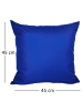 JACK 1x Outdoor Kissenhülle 45x45cm Uni in Blau