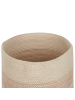 Beliani Korb SILOPI in Beige/Orange - (W) 44 x (H) 52 x (L) 44 cm