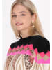 IZIA Damen Pullover in Pink Mehrfarbig