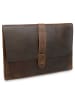 Buckle & Seam Aspen Laptophülle Leder 20,5 cm brown