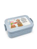 Mr. & Mrs. Panda Brotdose Glühschwein Sause Design mit Spruch in Blau Pastell
