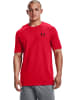 Under Armour T-Shirt "Sportstyle" in Rot