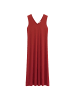 Marc O'Polo V-Neck-Jerseykleid shaped in Tall Poppy