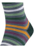 Falke Socken Tinted Stripe in Aqua/black